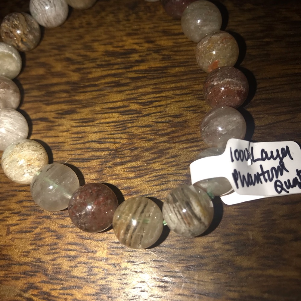 Stunning 1000 Layer Phantom Quartz 10mm Bracelet!!